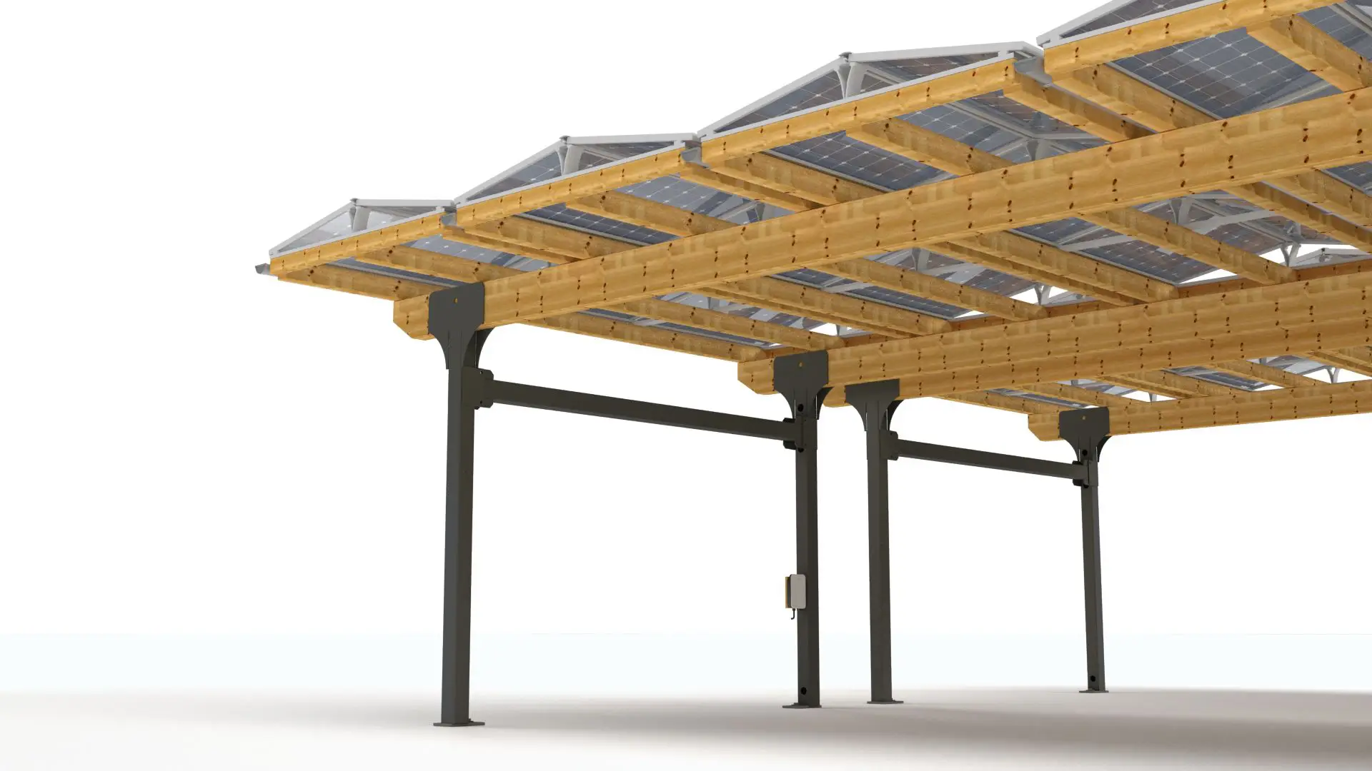 LKW Überdachung 3 Sopago, sopabase, solarcarport, render