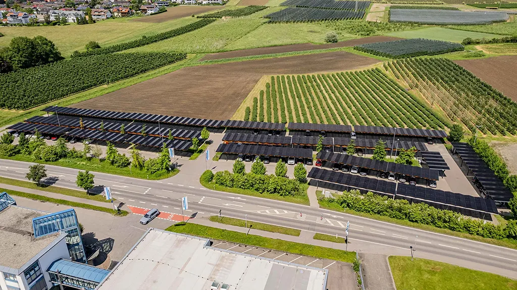 PV Parkplatz-Sopago-Winterhalter- 188 Stellplätze, 501 kWp | Sopago Referenzen