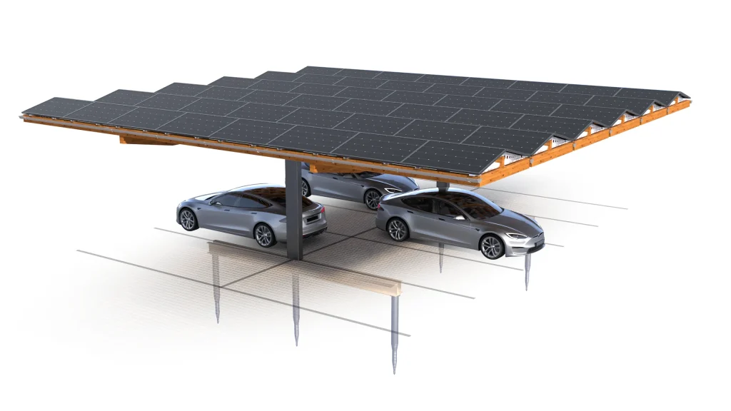 Solarcarports für Unternehmen 28 sopabase3 sopago 2rows webp