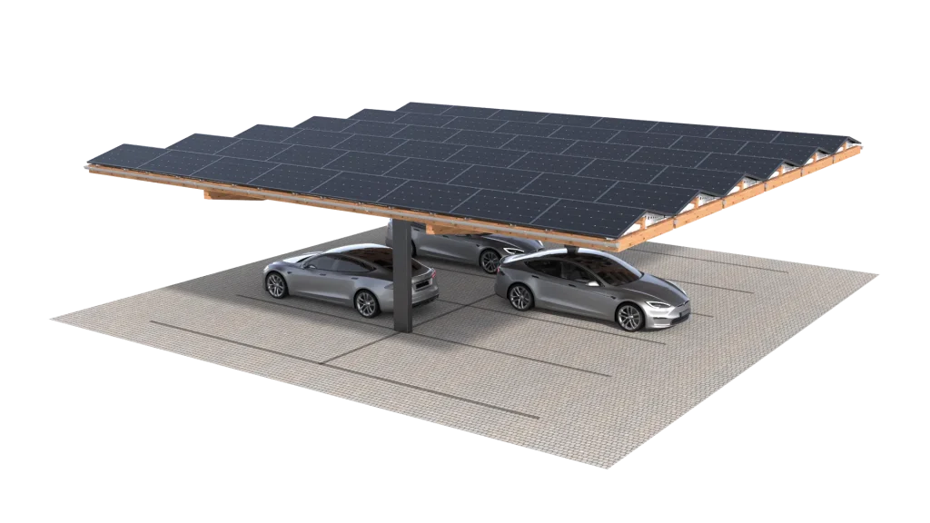 Solarcarports für Unternehmen 4 sopabase3 sopago render2 2rows webp2