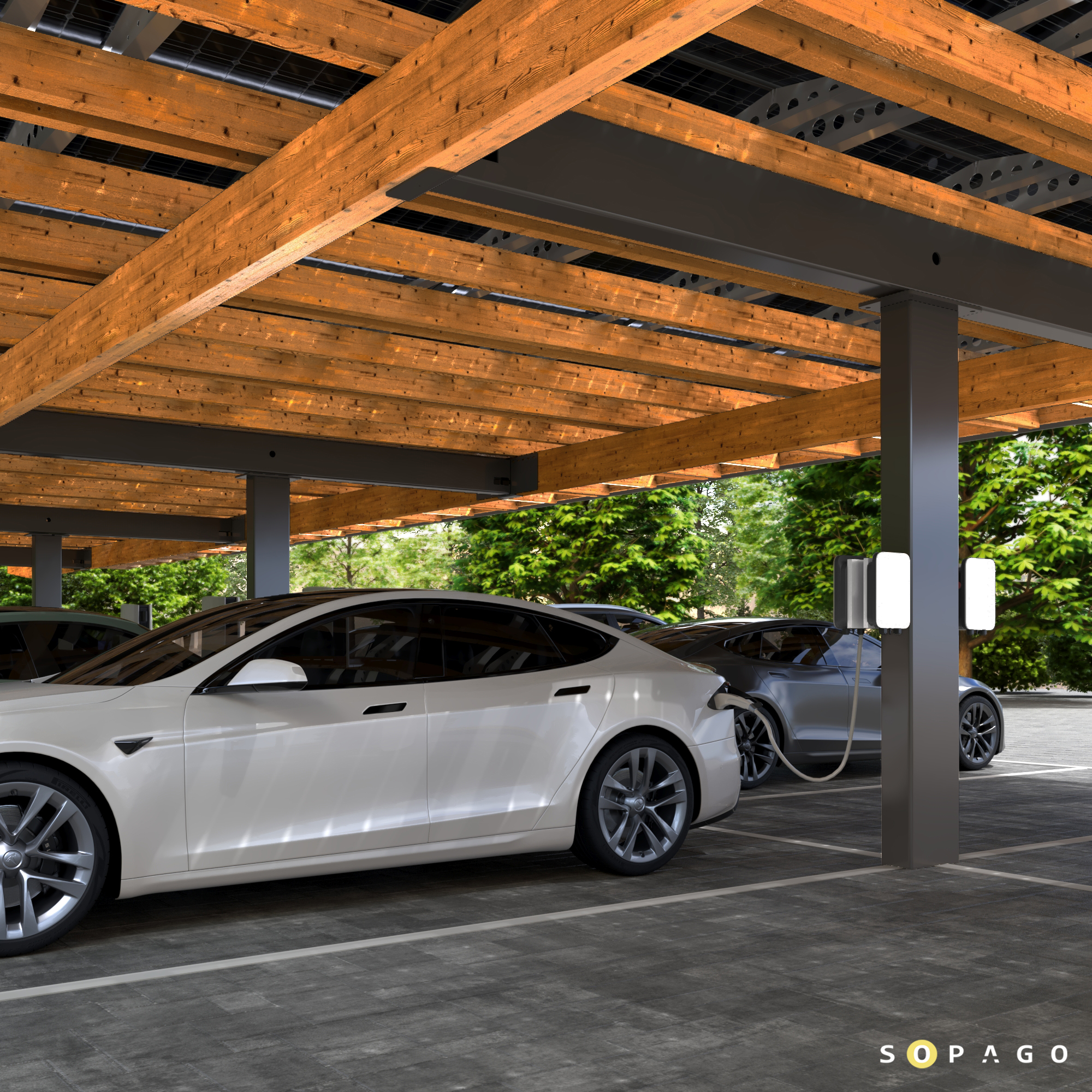 PV Überdachung Parkplatz Kosten 2 1 2