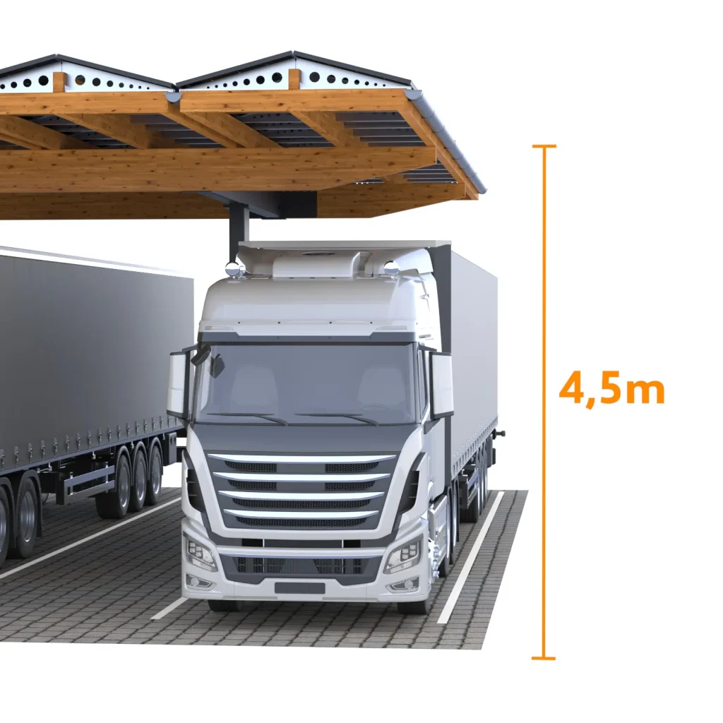 LKW Überdachung 2 4 5m webp
