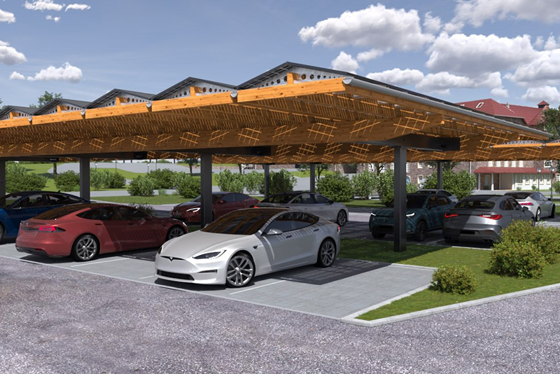 SopaBase 3 2 Solar carport Premium Sopago